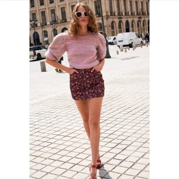 LoveShackFancy Hollywood Skirt Blushing Berries SIZE 12 NWT - Picture 12 of 12